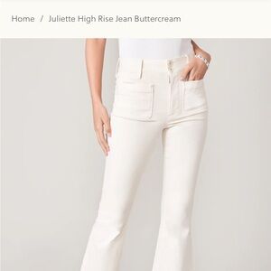 Spartina 449 High Rise Cream Jeans